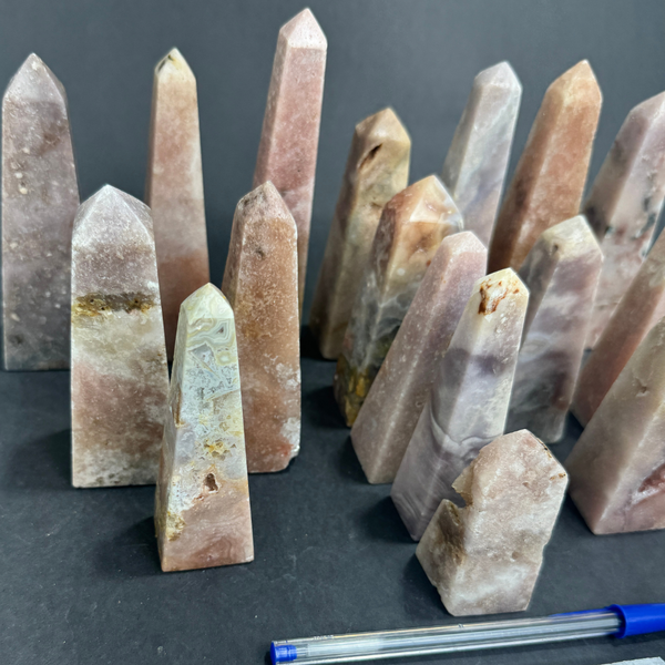 Pink Amethyst Obelisks (8016) - 2.7kg