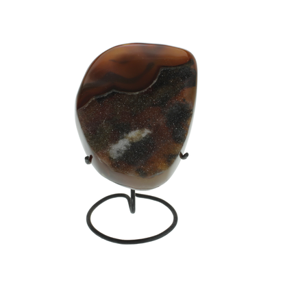 Agate Druzy Free Forms on Stand (0.94kg)
