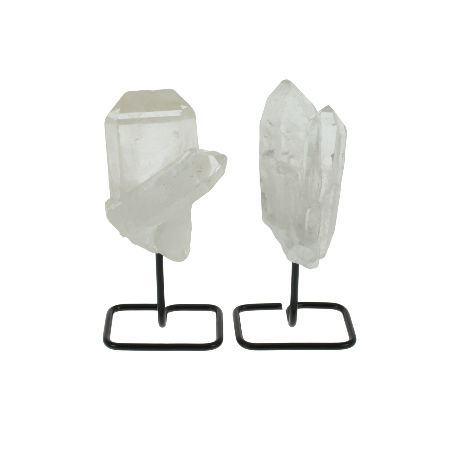 Clear Quartz Cluster on Stand