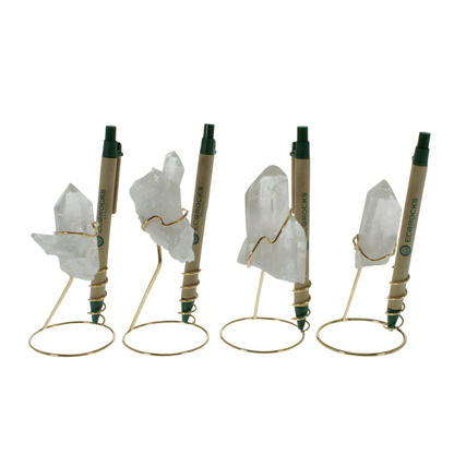 Clear Quartz Pen Holder (4pcs)