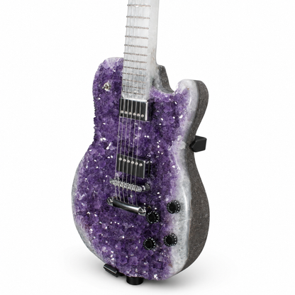 Amethyst Druzy Geode Guitar