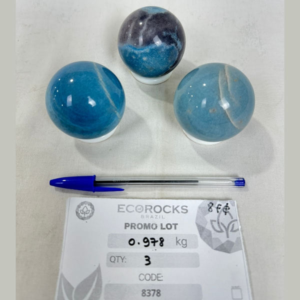 Trolleite Polished Spheres (8378) - 0.97kg