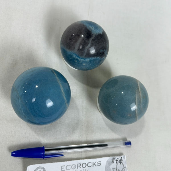 Trolleite Polished Spheres (8378) - 0.97kg