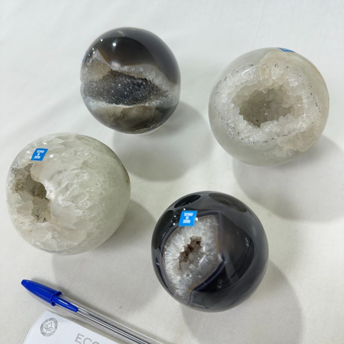 Agate Druzy Spheres (8396) - 3.17kg