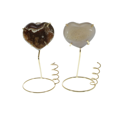 Agate Heart Pen Holder (4pcs)