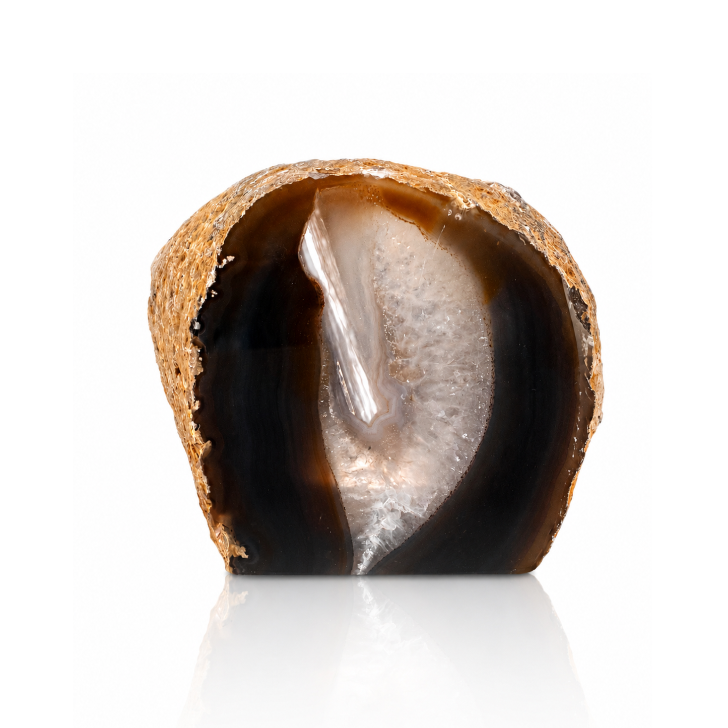 Natural Agate Candle Holder and Pen Holder (by pc)