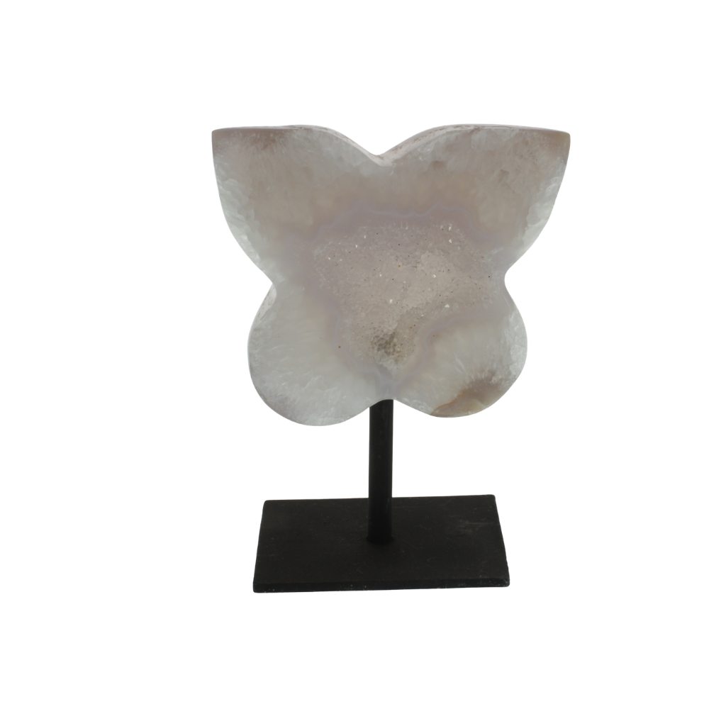 Agate Druzy Butterflies on Stands (2kg)