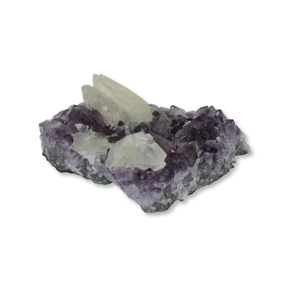 Amethyst Clusters with Calcite (3.91kg)