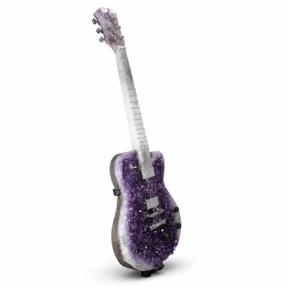 Amethyst Druzy Geode Guitar
