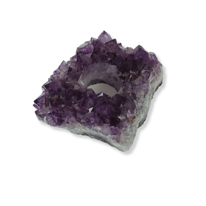 Amethyst Cluster Candle Holders (3.60kg)