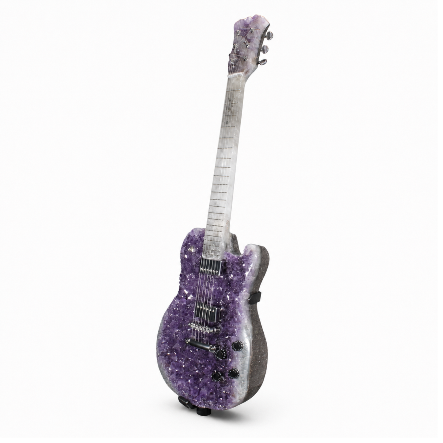 Amethyst Druzy Geode Guitar