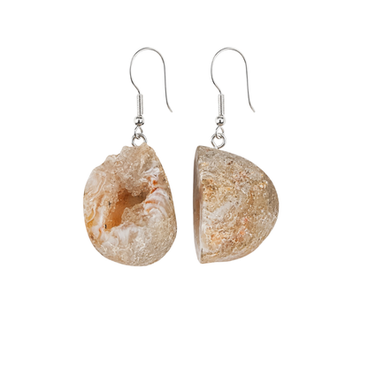 Agate Geode Earring
