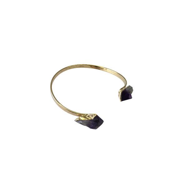 Amethyst Dual Point Bracelet