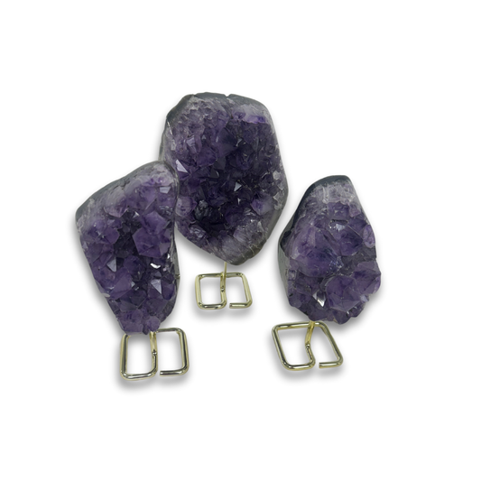 Amethyst Cluster on Metal Stand (7341) - 3.18kg