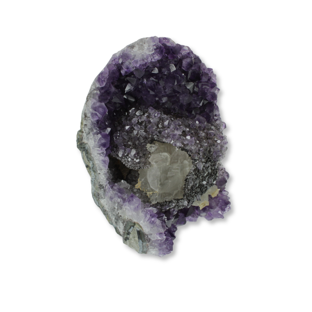 Amethyst Clusters with Calcite (3.91kg)