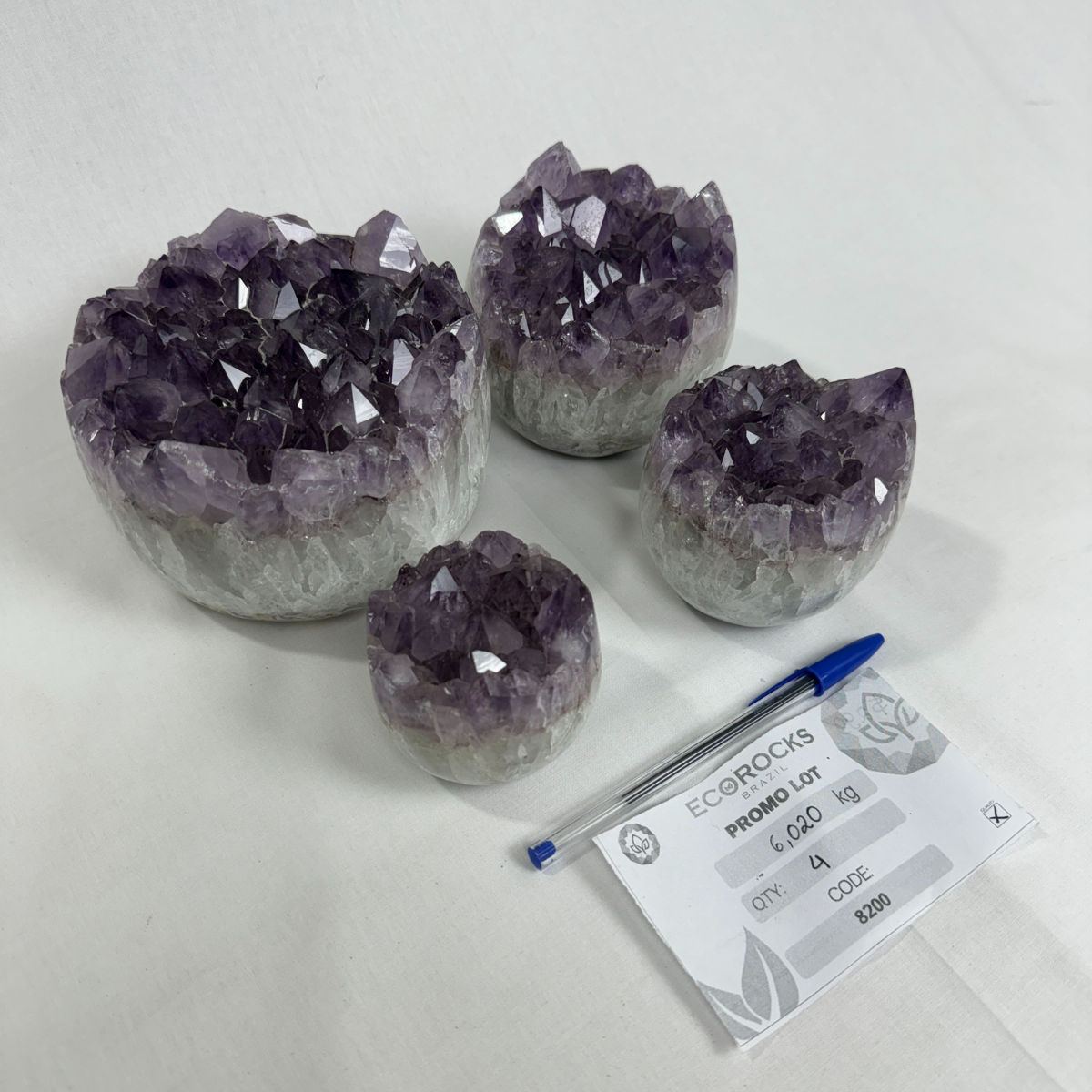 Amethyst Half Spheres (8200) - 6,02kg