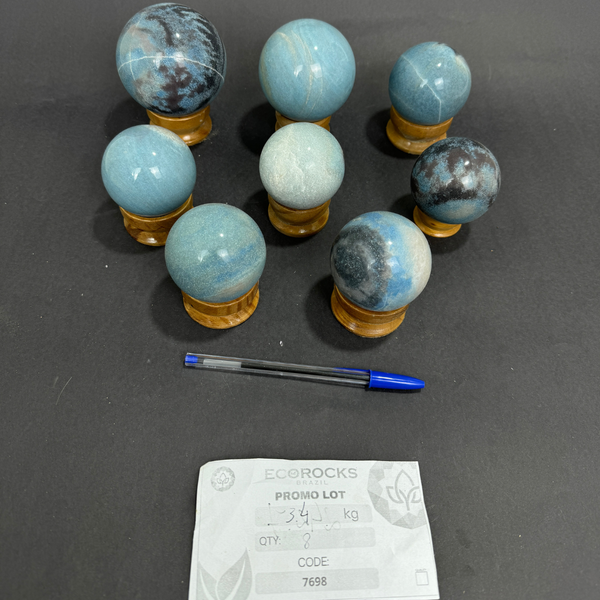 Trolleite Polished Spheres (7598) - 3.4kg