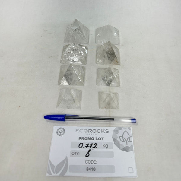 Clear Quartz Pyramids (8410) - 0.77kg