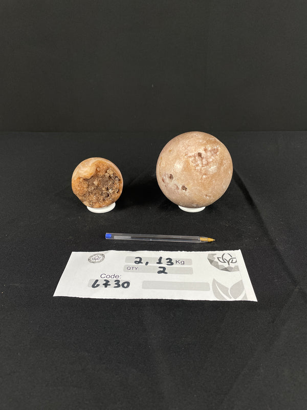 [PROMO LOT] Pink Amethyst Spheres (6730) - 2,13 kg