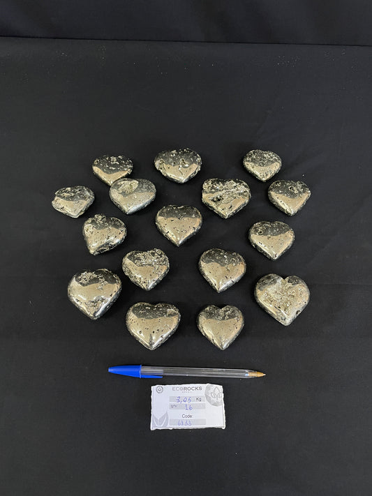 Pyrite Hearts (6853) - 3,05 kg