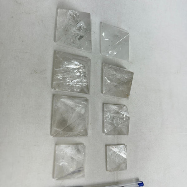 Clear Quartz Pyramids (8410) - 0.77kg