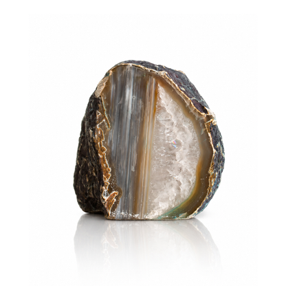 Natural Agate Candle Holder and Pen Holder (by pc)