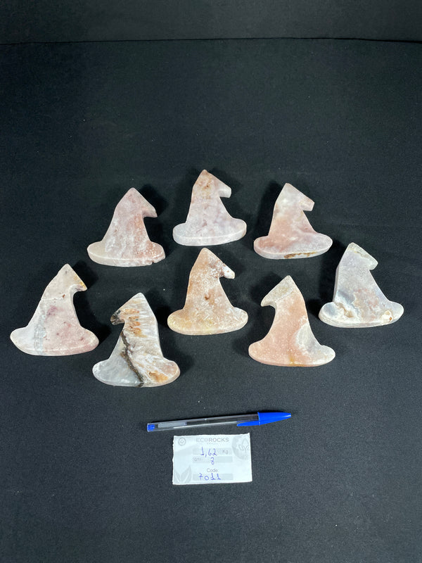 [PROMO LOT] Pink Amethyst Witches Hat (7011) - 1,62 kg
