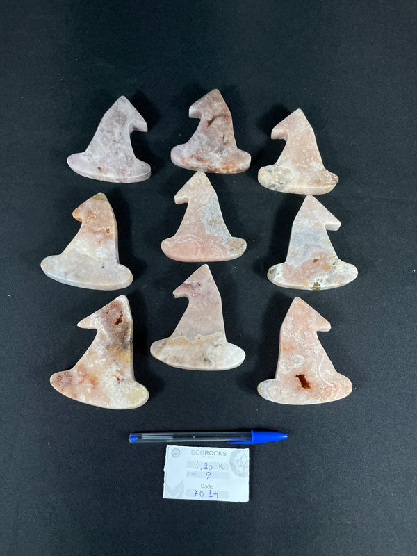 [PROMO LOT] Pink Amethyst Witches Hat (7014) - 1,8 kg