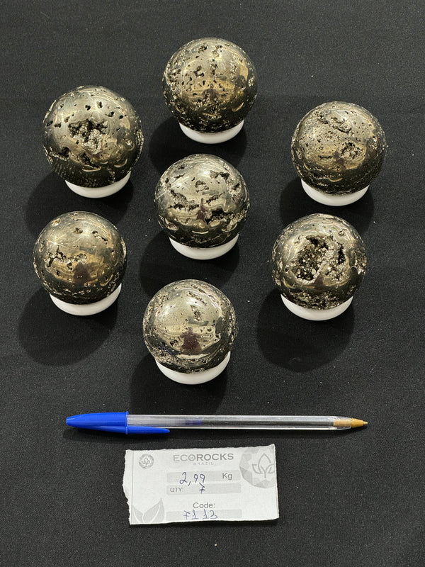 [PROMO LOT] Pyrite Spheres (7113) - 2,99 kg