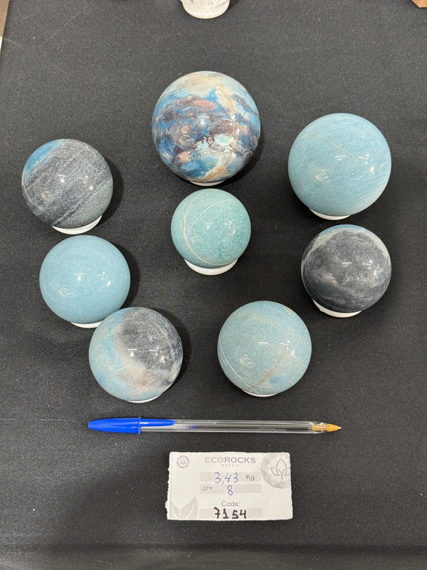 [PROMO LOT] Trolleite Polished Spheres (7154) - 3,43 kg