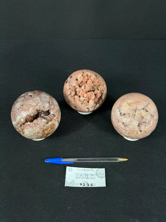 Pink Amethyst Spheres (7235) - 6,19 kg