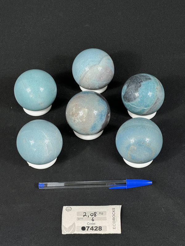 [PROMO LOT] Trolleite Polished Spheres (7428) - 2,08 kg