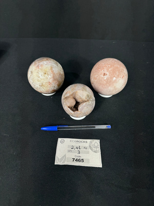 [PROMO LOT] Pink Amethyst Spheres (7465) - 2,41 kg