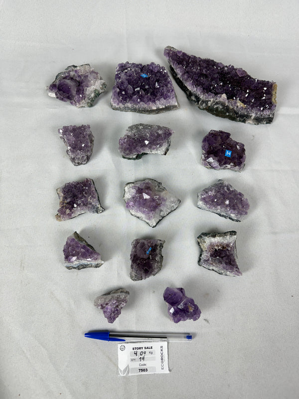 [PROMO LOT] Amethyst Clusters (7503) - 4,09 kg