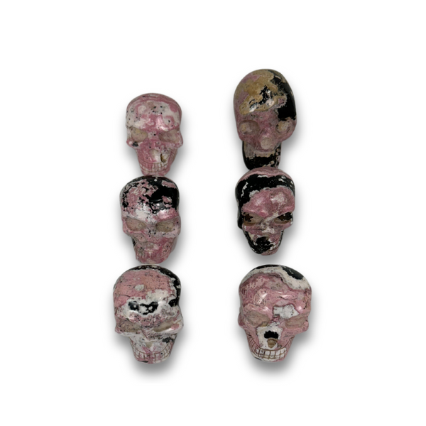 Rhodonite Skulls (7526) - 2,97 kg
