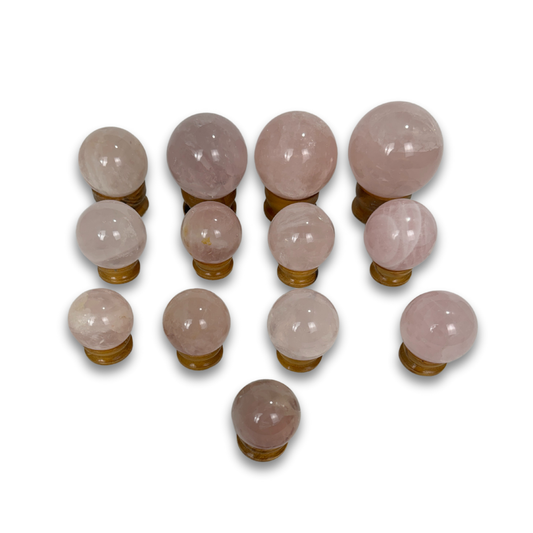 Rose Quartz Spheres (7563) - 4,35 kg