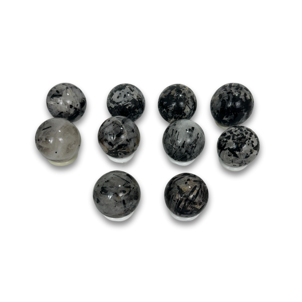 Black Tourmaline Spheres on matrix (7694) - 3,2 kg