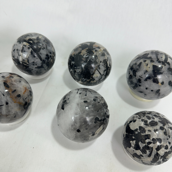 Black Tourmaline Spheres on matrix (7694) - 3,2 kg