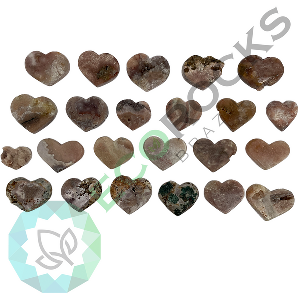 Pink Amethyst Hearts (7901) - 2.2kg