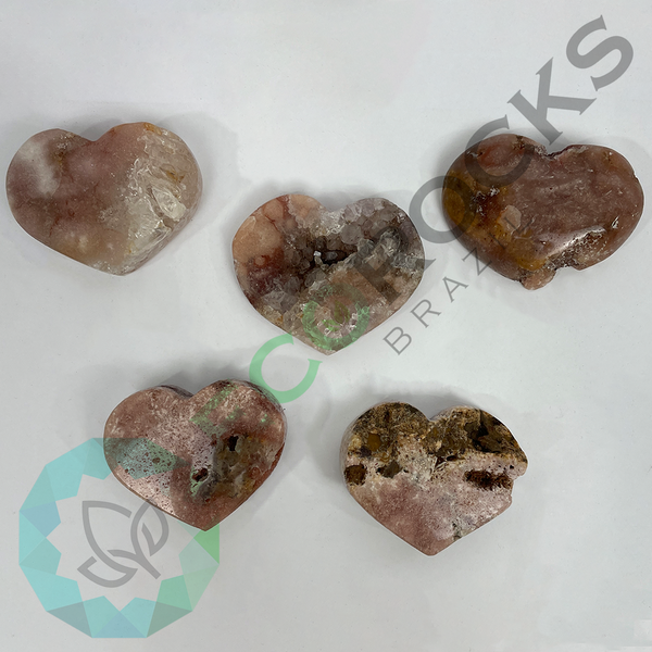 Pink Amethyst Hearts (7901) - 2.2kg