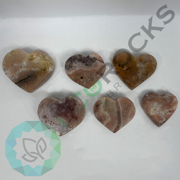 Pink Amethyst Hearts (7901) - 2.2kg