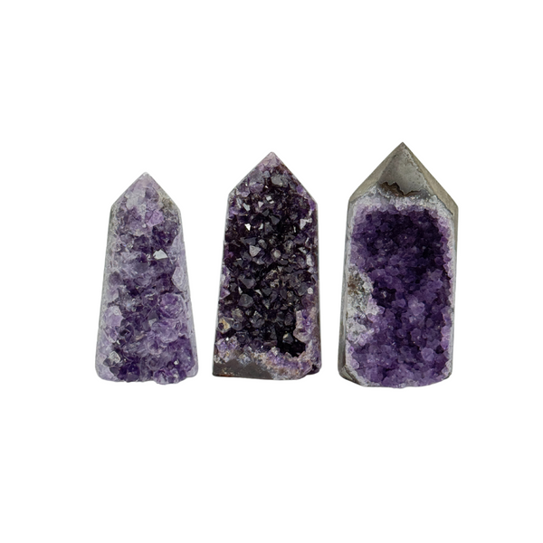 Amethyst Druzy Polished Points  (8217) - 1.93 kg