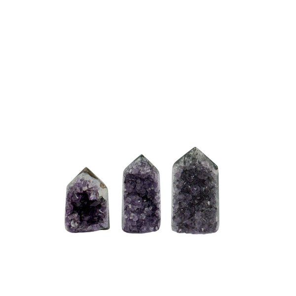 Amethyst Druzy Polished Points  (8217) - 1.93 kg