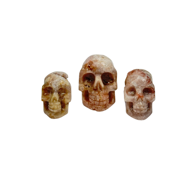 Pink Amethyst Skulls  (8221) - 1.09 kg