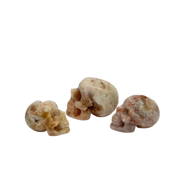 Pink Amethyst Skulls  (8221) - 1.09 kg