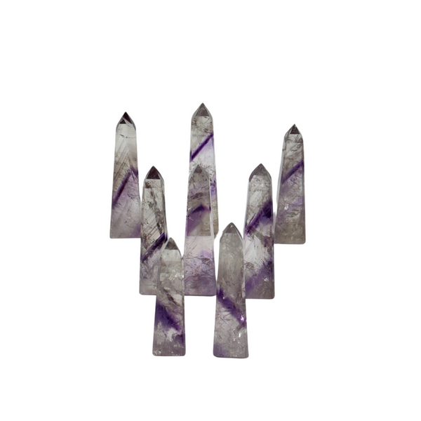 Phantom Amethyst Obelisks (8225) - 0.96 kg