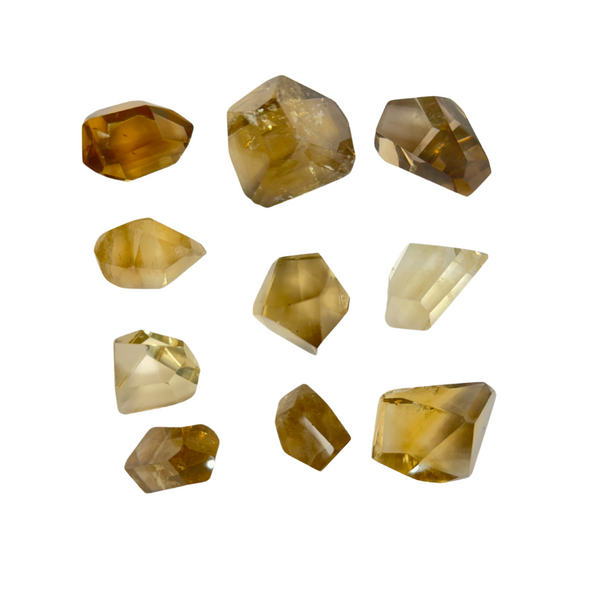 Citrine Natural Polished Points (8234) - 0.65 kg