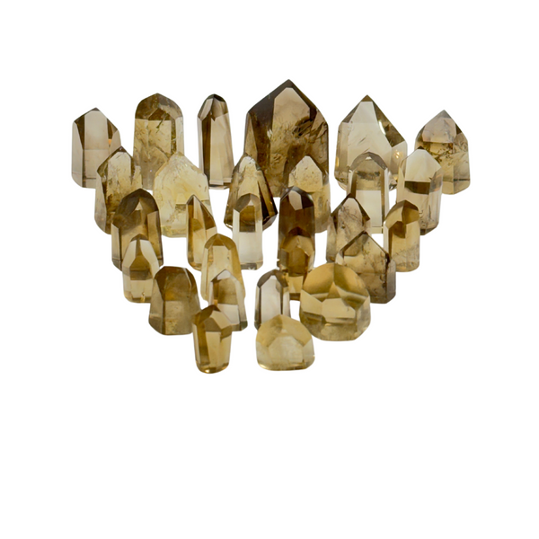 Citrine Natural Polished Points (8236) - 0.59 kg