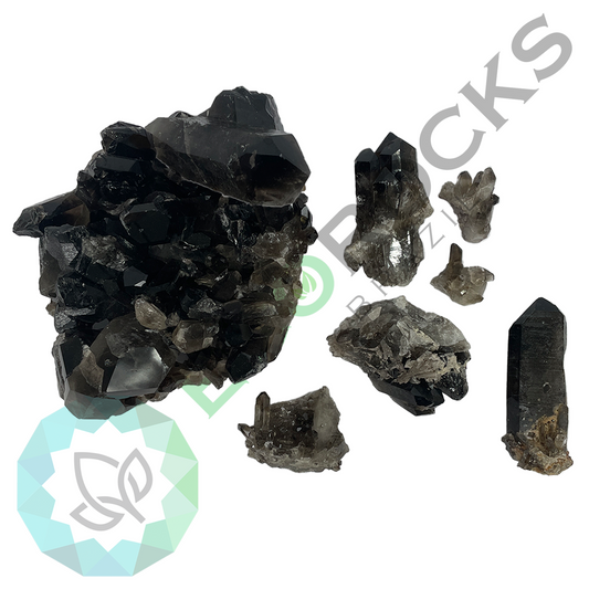 Smoky Quartz Clusters (8445) - 3.78 kg