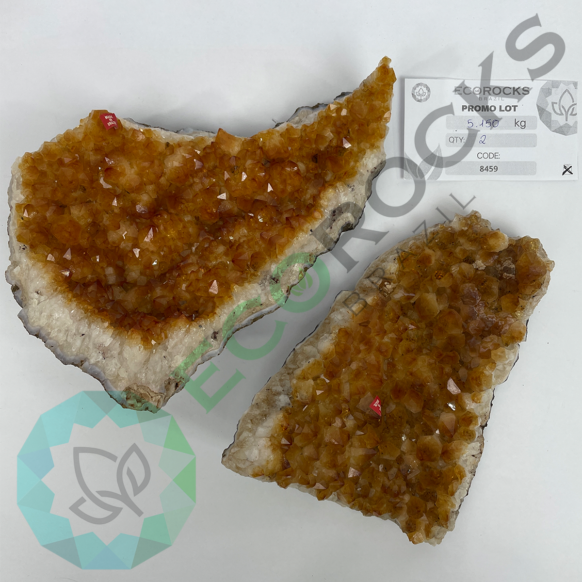 Citrine Clusters (Heat-Treated) - Super Extra Quality (8459) - 5.15 kg